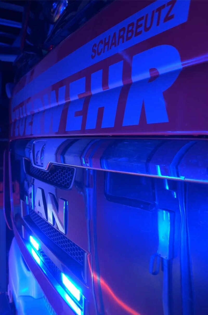 Scharbeutz Standard Blaulicht Nacht